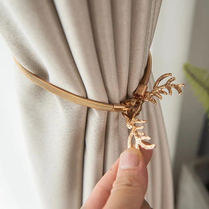 New Elk Feather Elastically Stretchable Curtain Clip