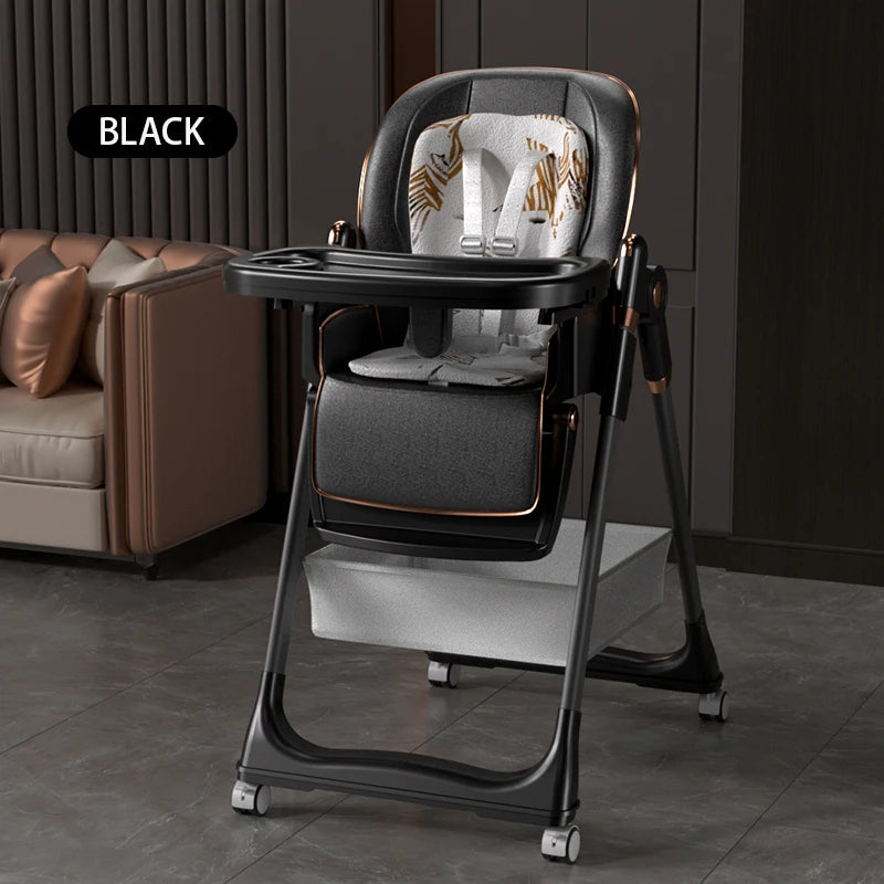 Baby Feeding Table Chair with Wheels