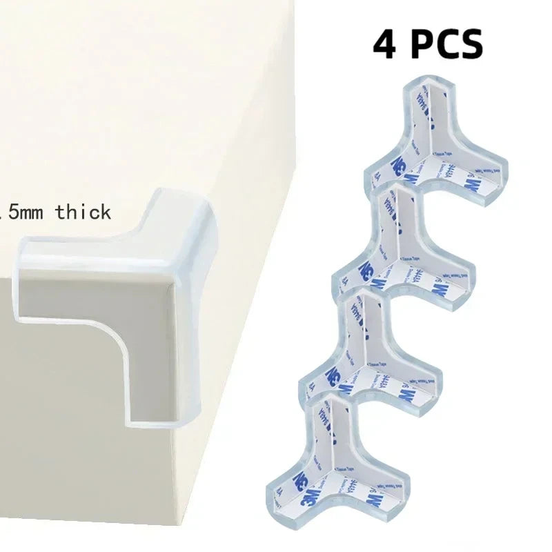 Transparent PVC Baby Protection Strip with Double-Sided Tape