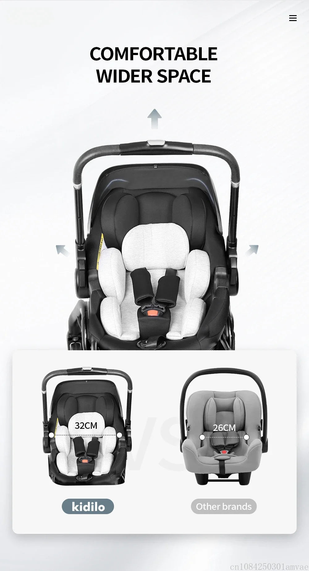 4 in 1Newborn Baby Stroller Multi-function Car Sea