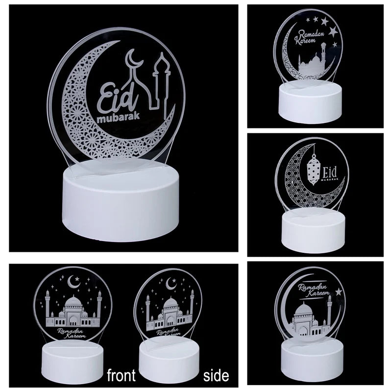 Night Light Mubarak Ramadan Decoration