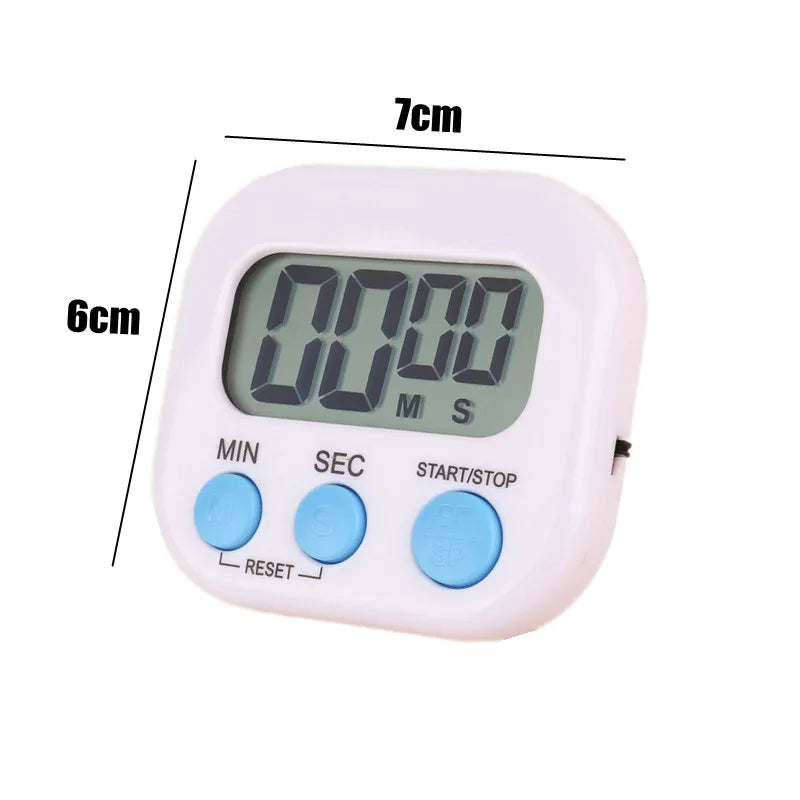 Multifunctional Magnetic Digital Kitchen Timer Clock Loud Alarm