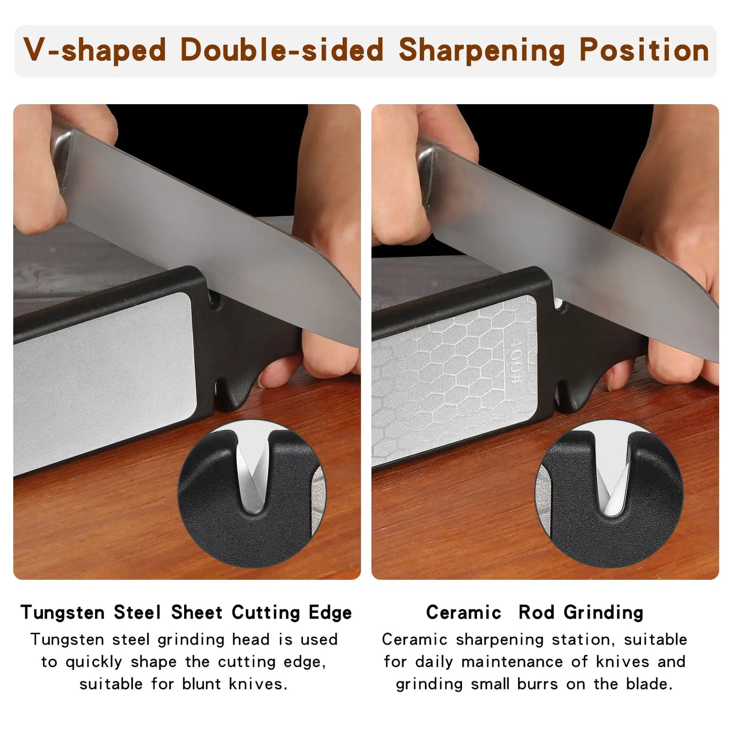 5 In1 Knife Sharpener Diamond Bars