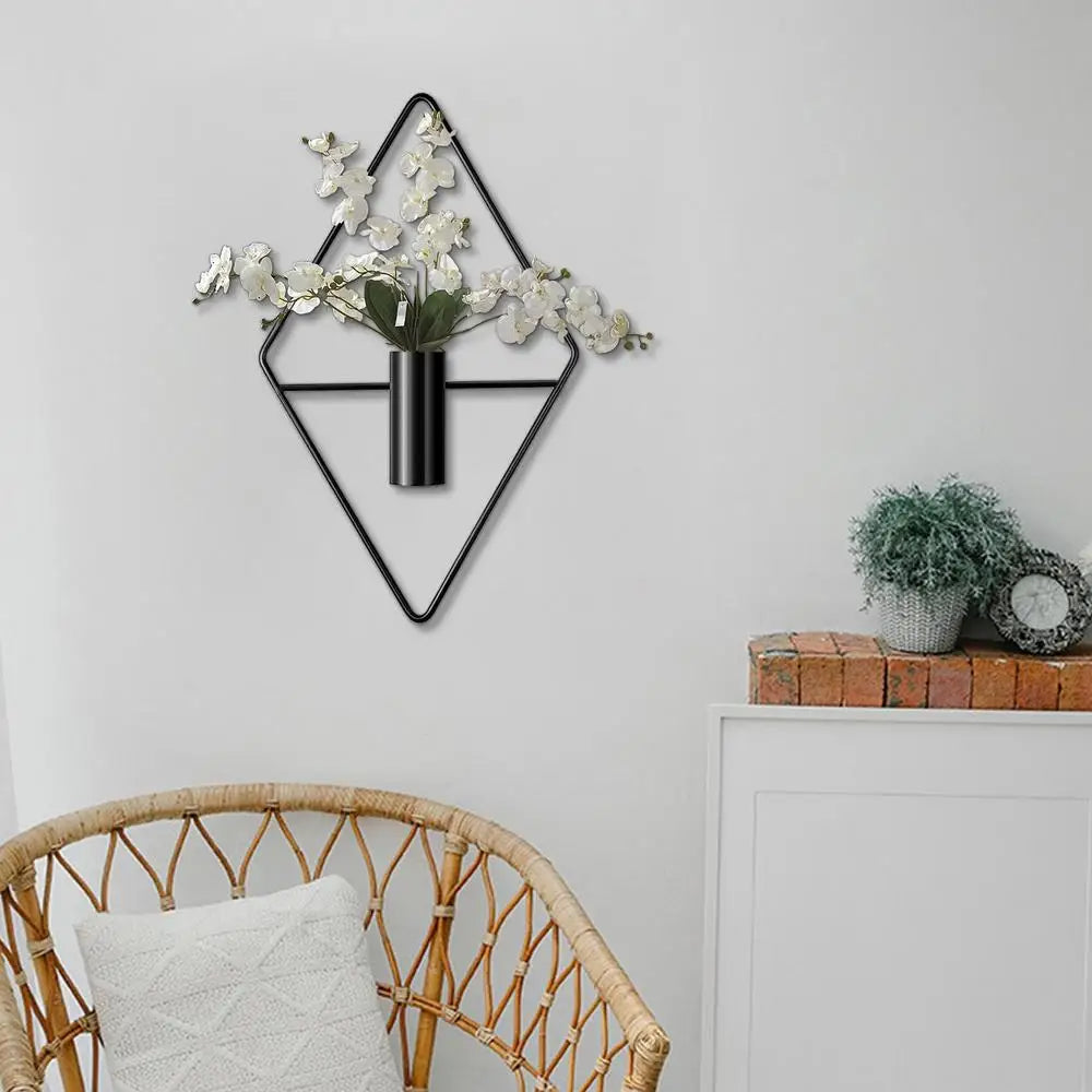 Modern Wall Hanging Vase Decor Geometric