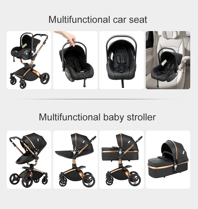 3 in 1 Strollers Baby Trolley