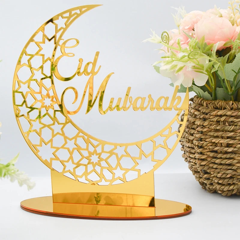 Eid Mubarak Ornaments Ramadan Decortion for Home 2025