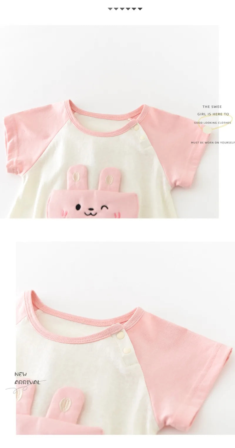 Newborn Summer Outfit Bodysuits.