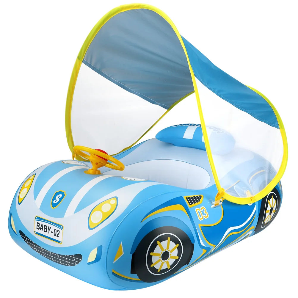 New Cool Car Kids Swimming Seat Float Ring Inflatable