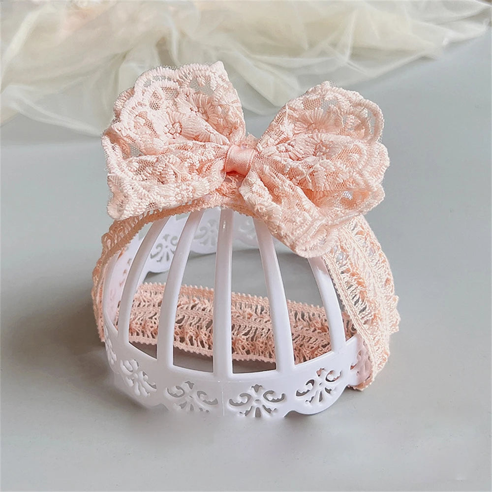 White Lace Baby Headband