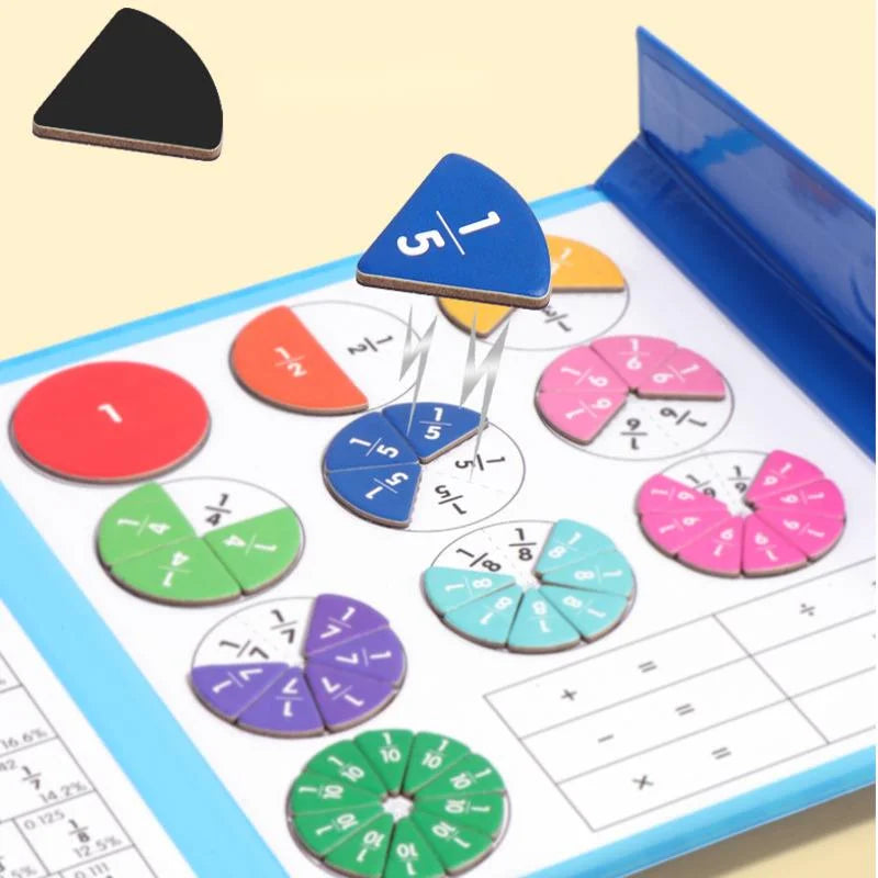 Magnetic Fraction Learning Math Toy