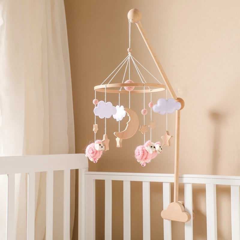 Baby Crib Mobile Bed Bell Rattle