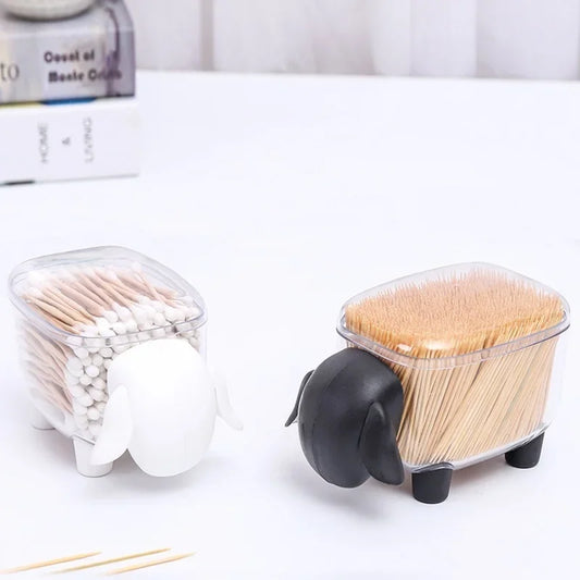 3pcs Transparent Little Sheep Acrylic Makeup Organizer