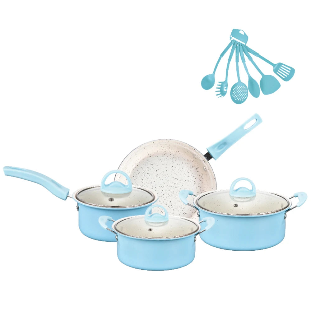 13-Pieces/Set Non-Stick Pots And Pans Set Kitchen