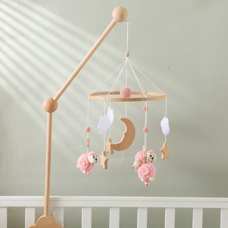 Baby Crib Bed Bell Rattle Toy 0-12 Months