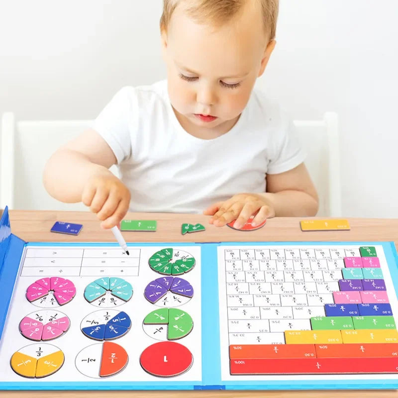 Magnetic Fraction Learning Math Toy