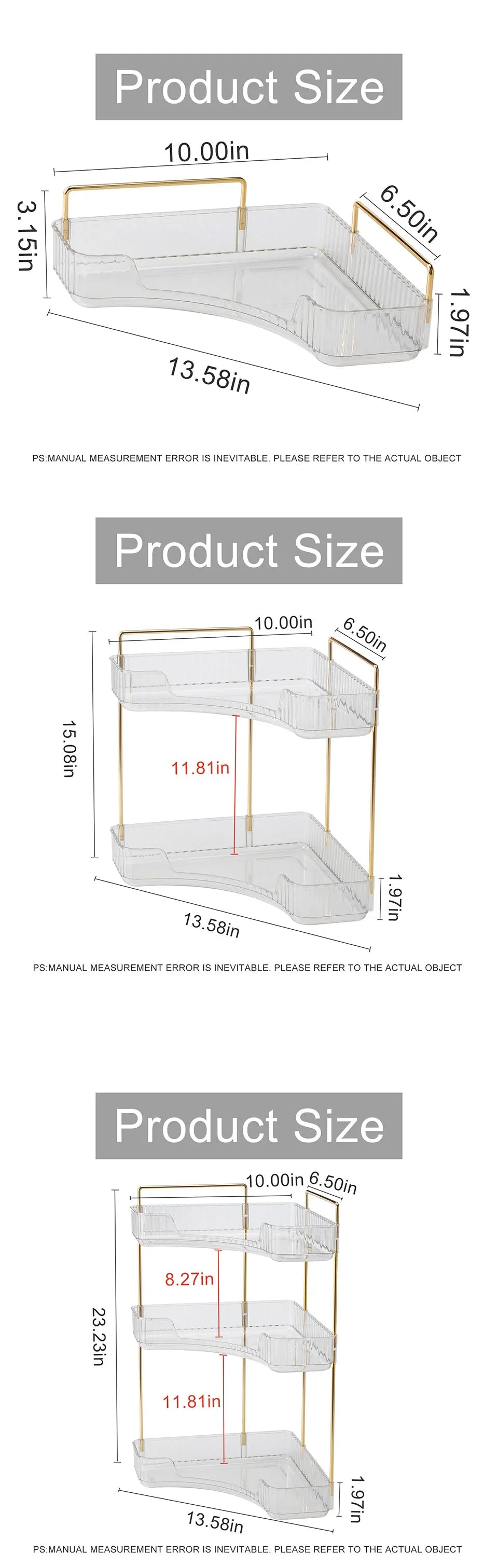 Makeup Storage Shelf Multi-function