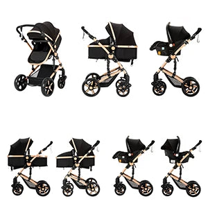 Baby Carriage 3 IN 1 Portable Travel Pram