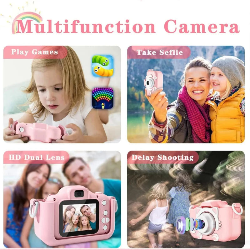 1080P Photographic Camera 32G Kids Digital Video Cam