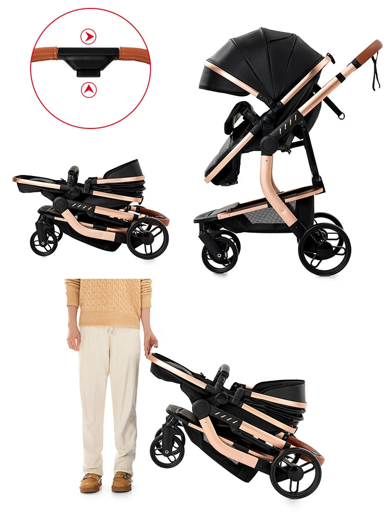 Newborn Stroller Baby Carriage High Quality