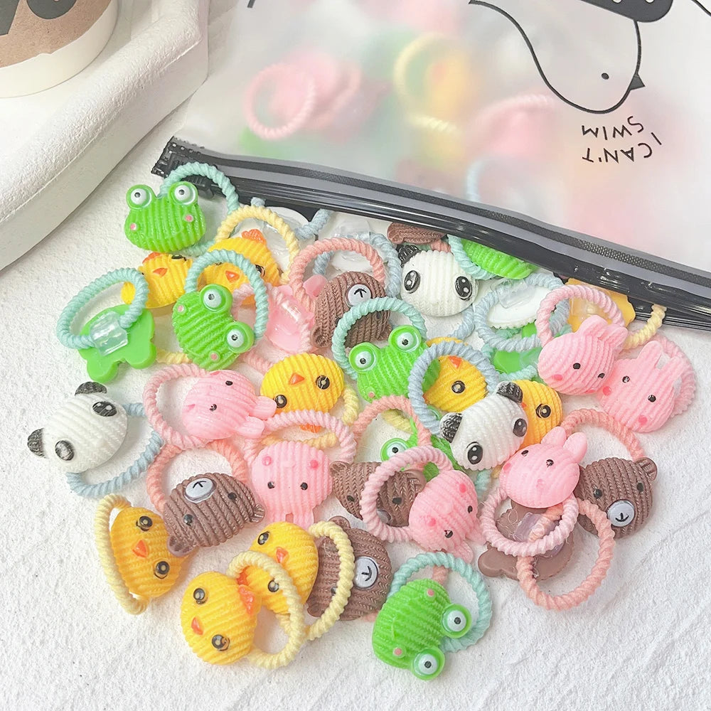 10Pcs Cartoon Hairbands Set for Girl