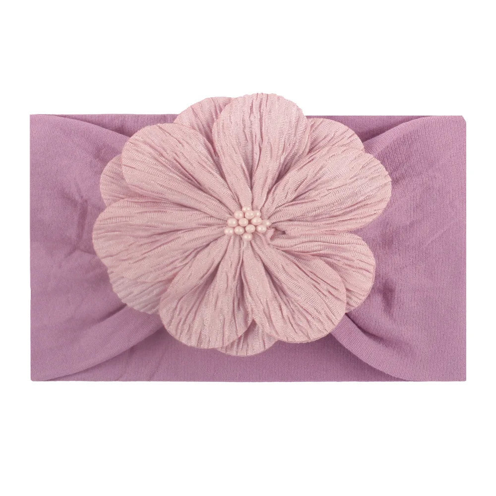 13 Colors Flower Baby Headband Soft and Elastic