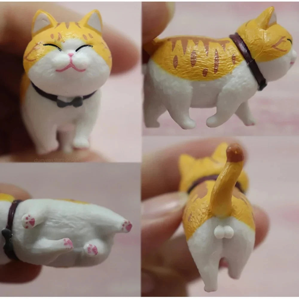 9pcs Cute Cat Ornaments