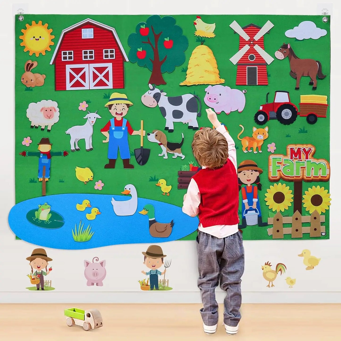 Toy for kids Farm Animals Preschool Education