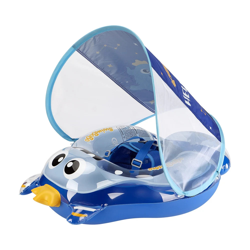 Baby Swimming Float With Canopy Inflatable