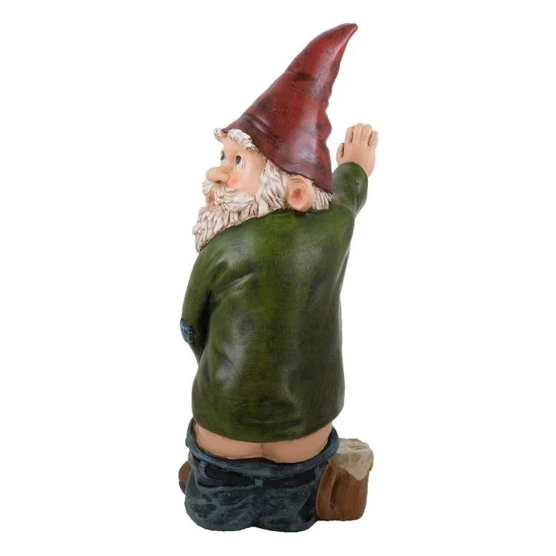 Creative Urinating Gnome Statue