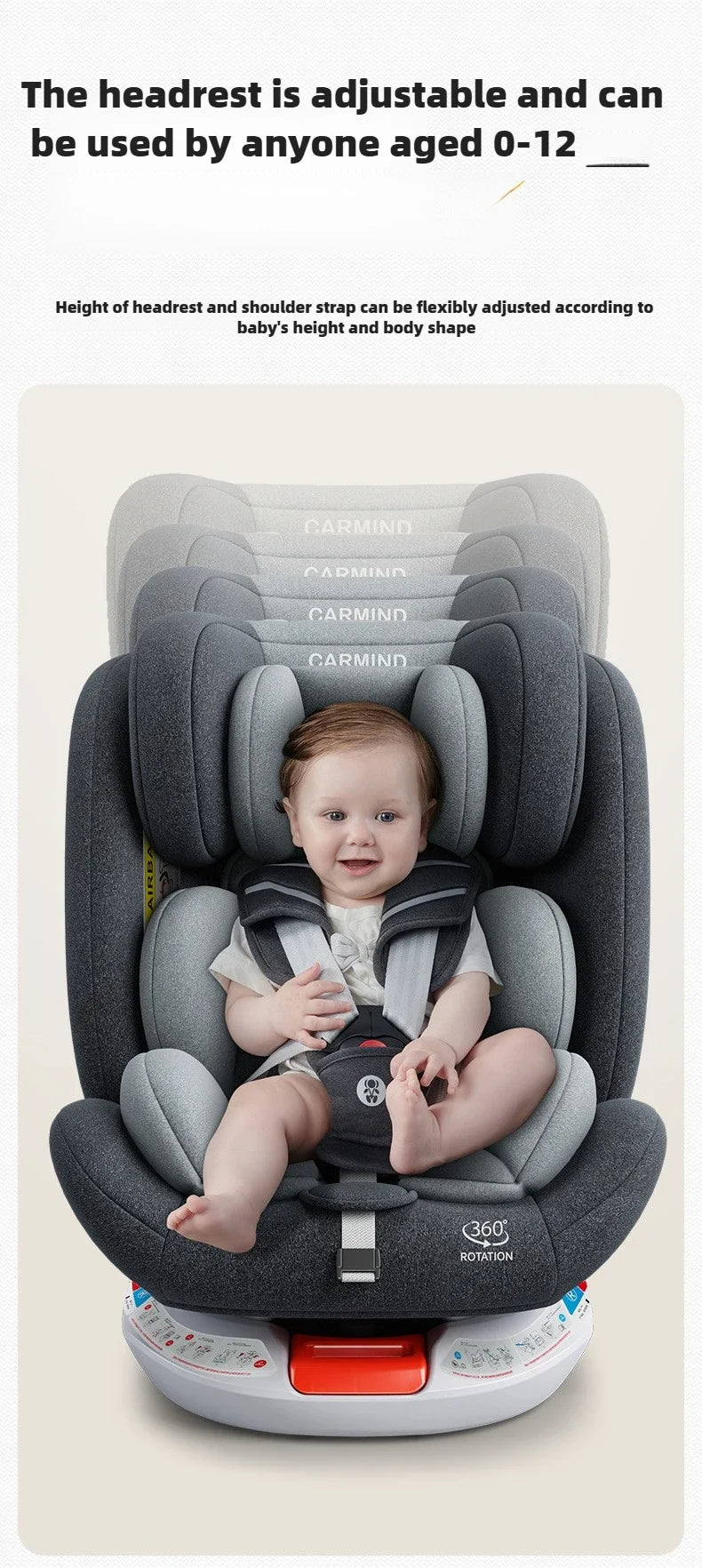 Baby child safety seat infant 0-4 years old