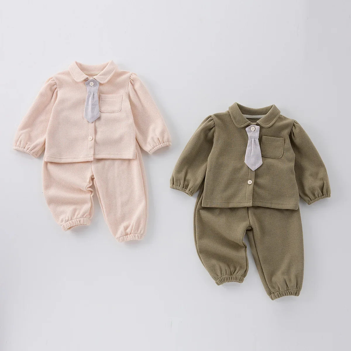 Spring Two-piece Set for Baby Boys and Girls Stylish and Trendy