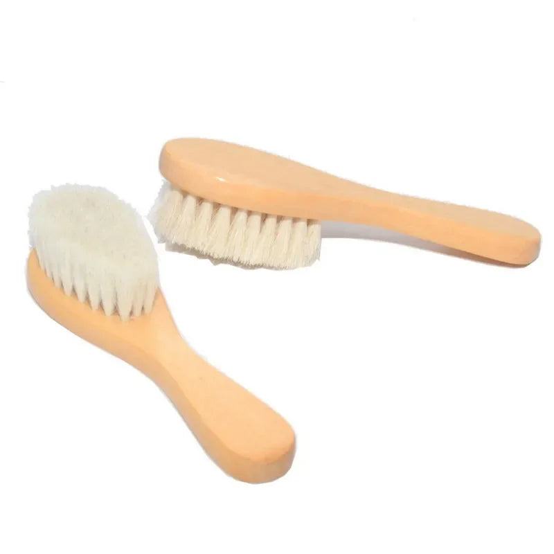 Baby Wooden Brush Comb  Head Massager