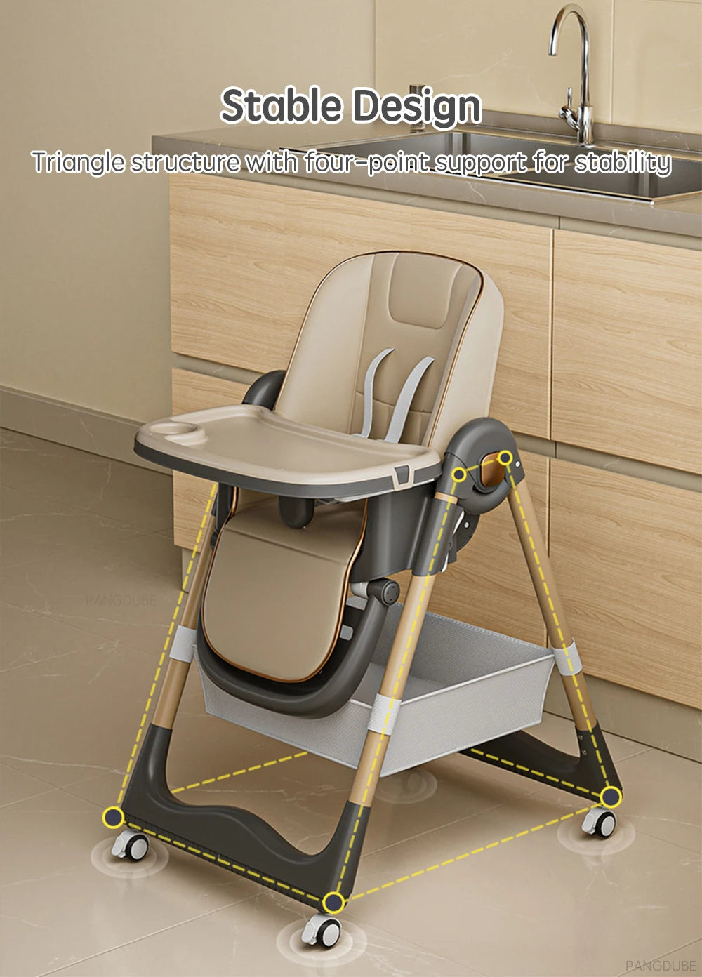 Baby High Chair Feeding Seat Reclining