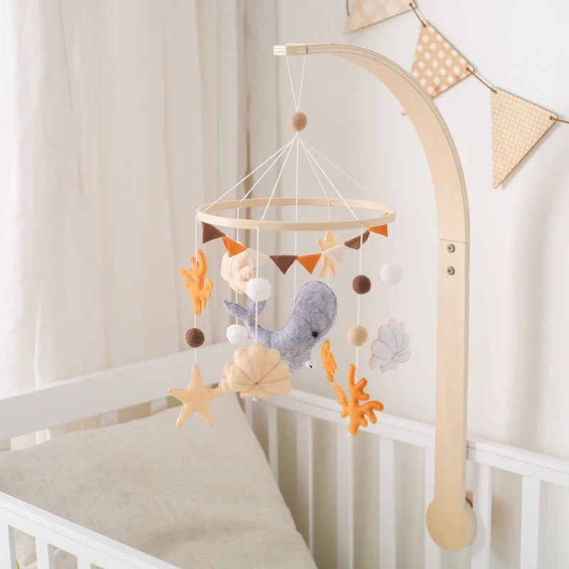 Baby Crib Mobile Bed Bell Rattle