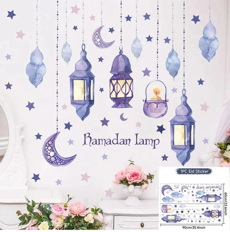 Window Stickers Ramadan Decoration