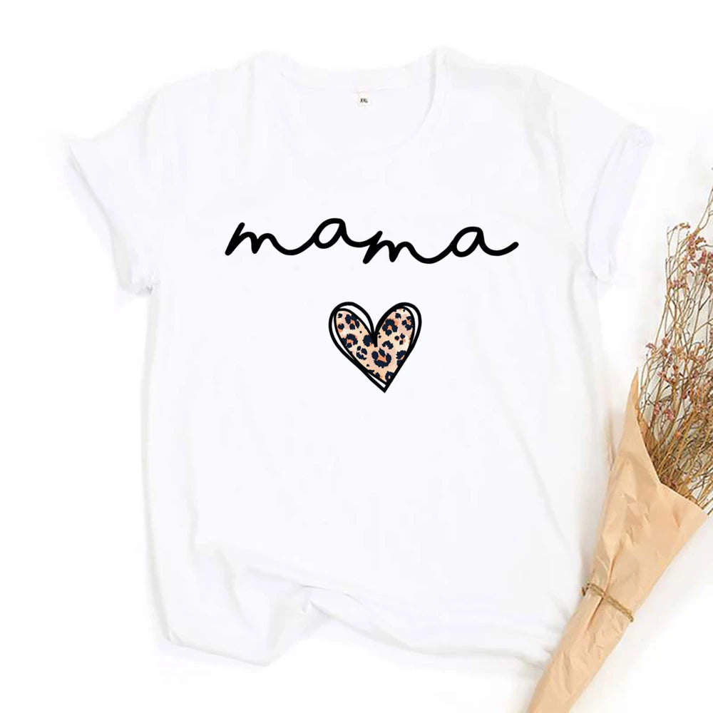 Heart Print Family Matching Clothes Mother & Daughter