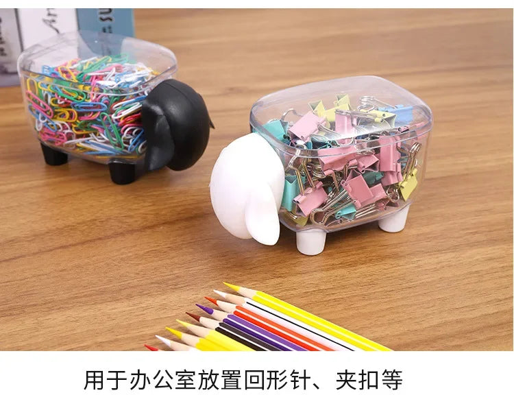 3pcs Transparent Little Sheep Acrylic Makeup Organizer