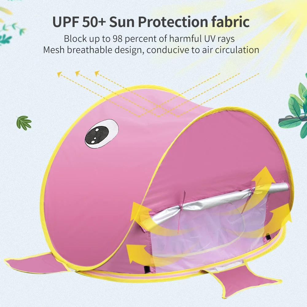 Baby Beach Uv-protecting Sunshelter With A Pool