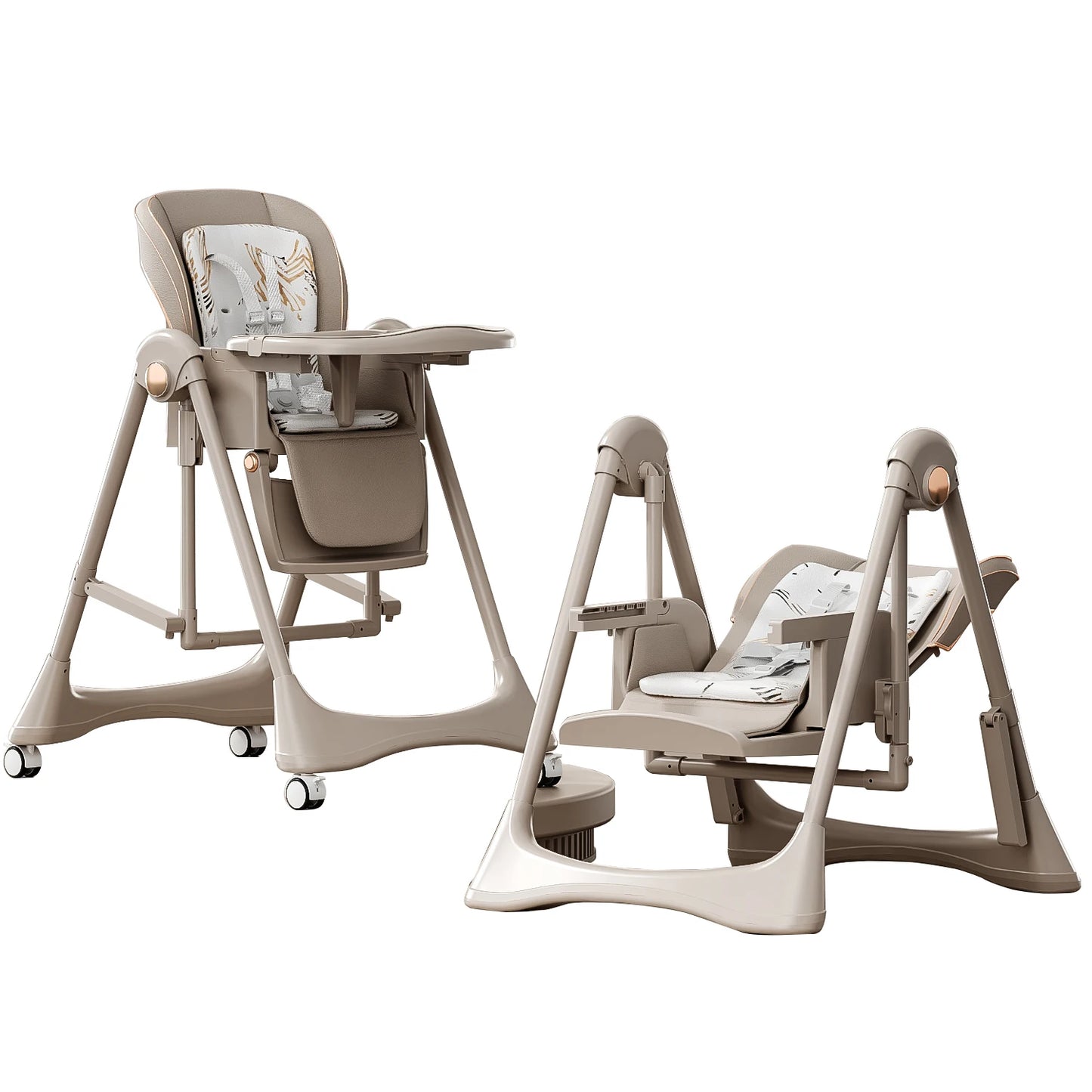 Baby Feeding Table Chair with Wheels