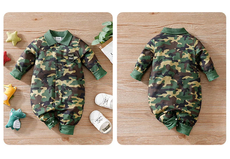 Handsome Camouflage Jumpsuit Fashionable