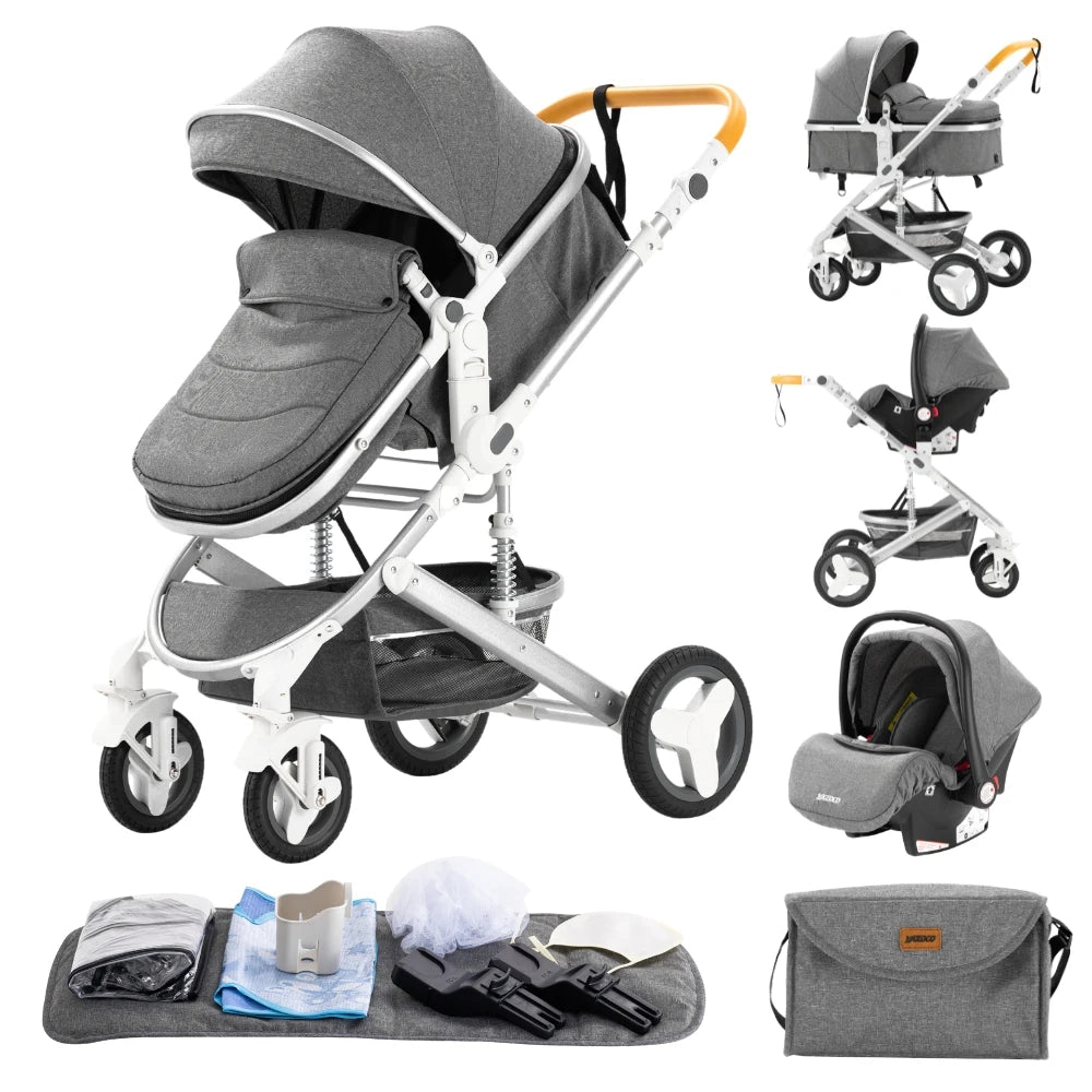 Newest Luxury Baby Stroller 3in1