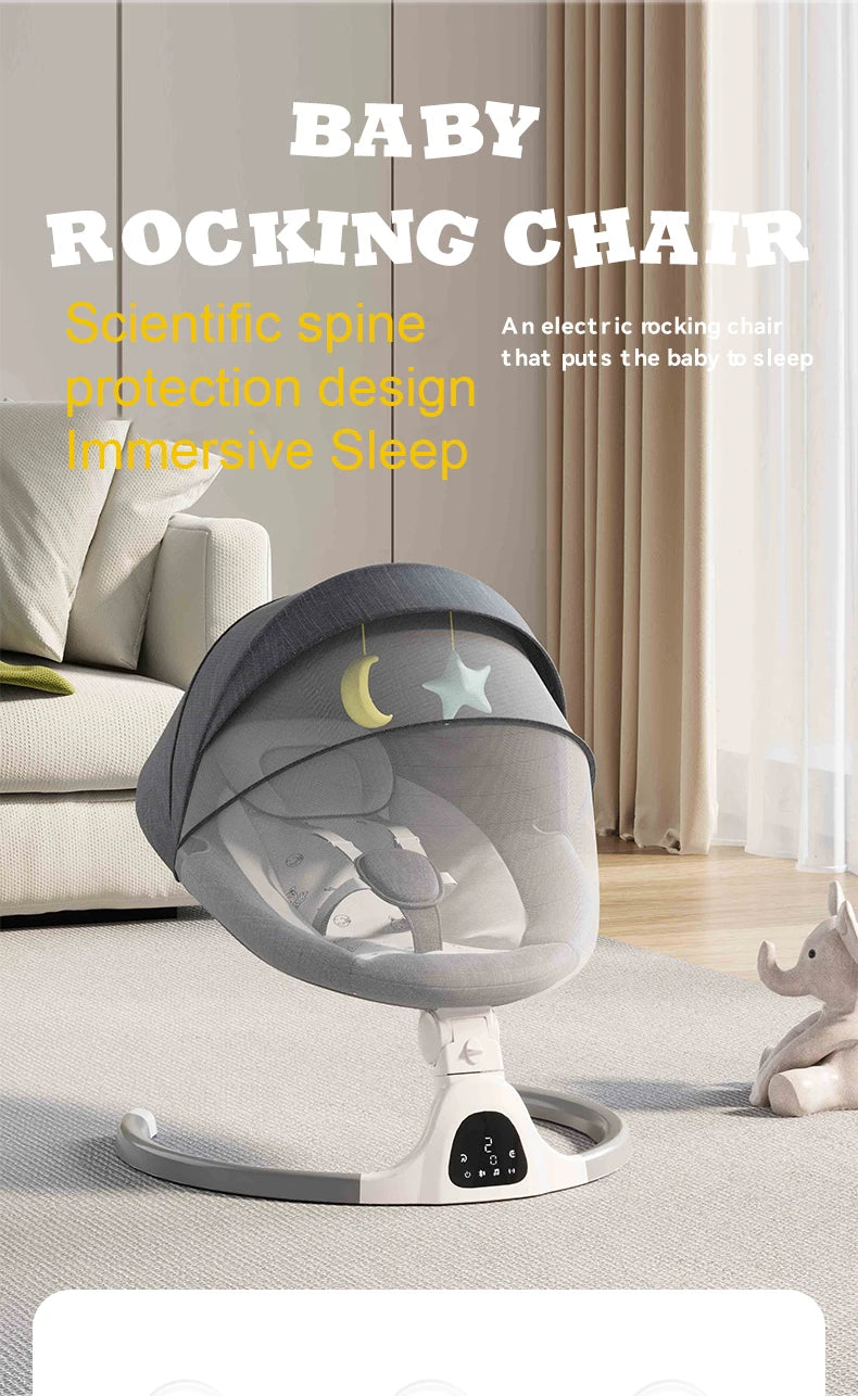 Rocking baby bed Electric cradle for newborn baby