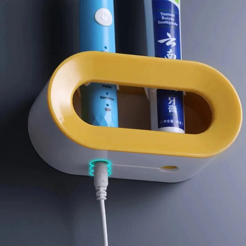 1pc Electric Toothbrush Holder Wall-Mounted