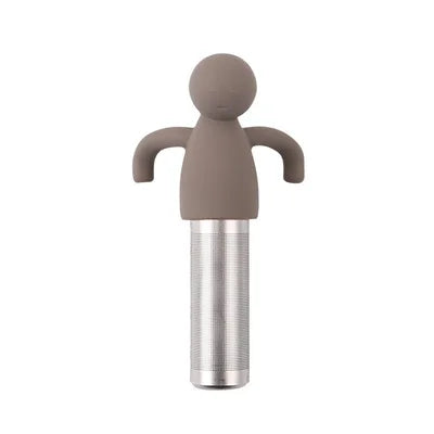 Creative Little Man Shape Silicone Stainless Steel Tea Infuser