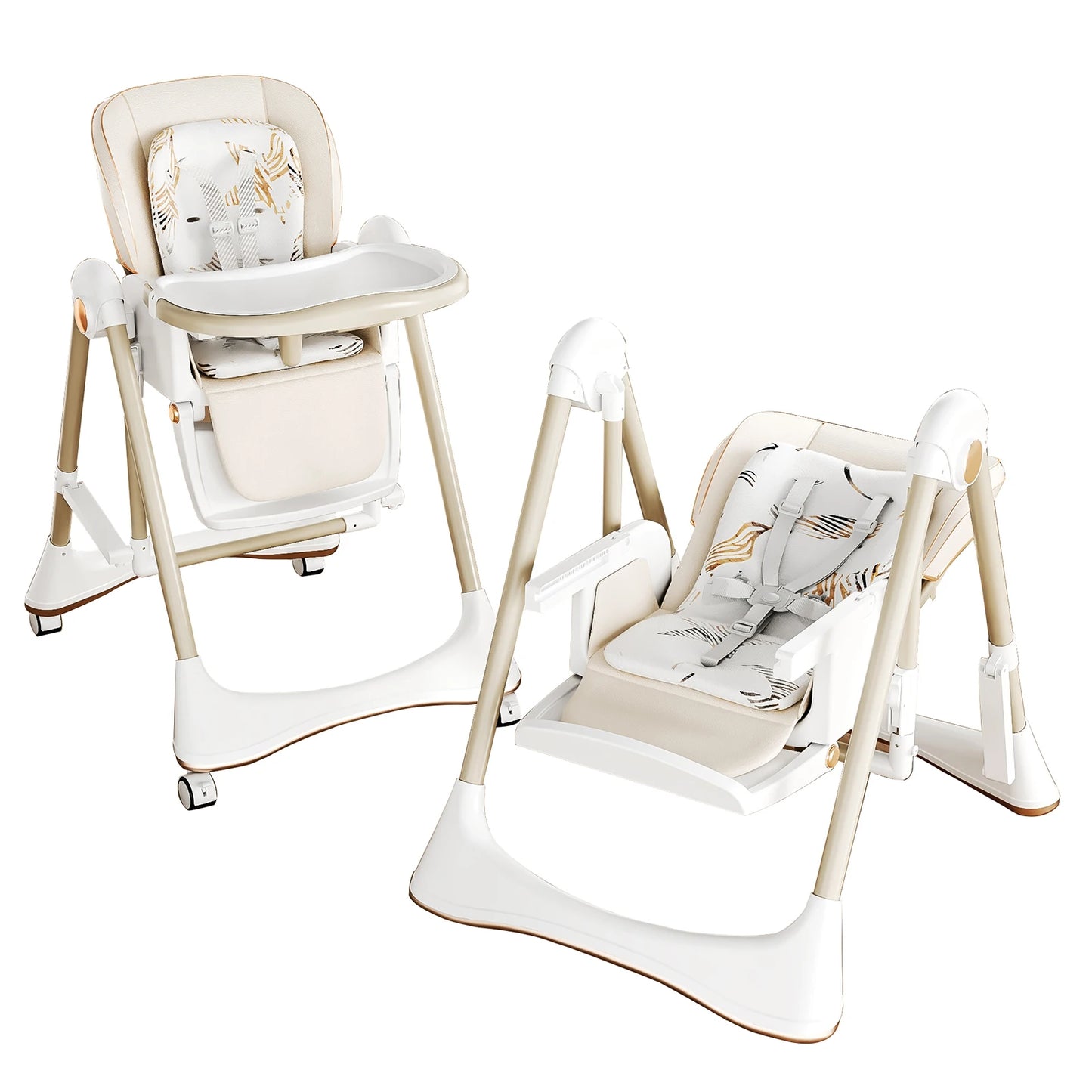 Baby Feeding Table Chair with Wheels