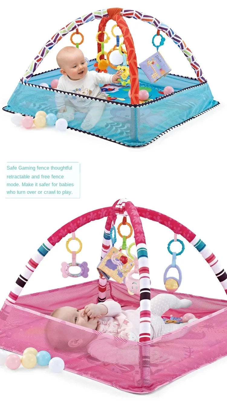 Baby Fitness Frame Early Education Crawling Game Blanket