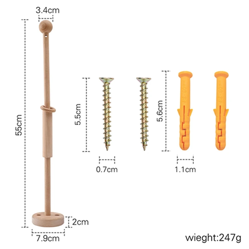 Baby Rattle Toy Mobile Bracket Fixed To The Wall 0-12 Months