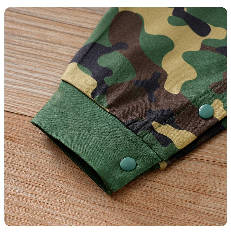 Handsome Camouflage Jumpsuit Fashionable