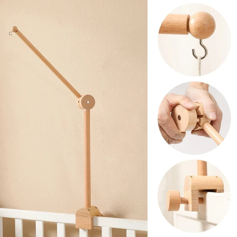 Baby Rattle Toy Mobile Bracket Fixed To The Wall 0-12 Months