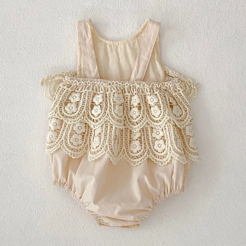 Summer Cotton Bodysuits for Baby Girls.